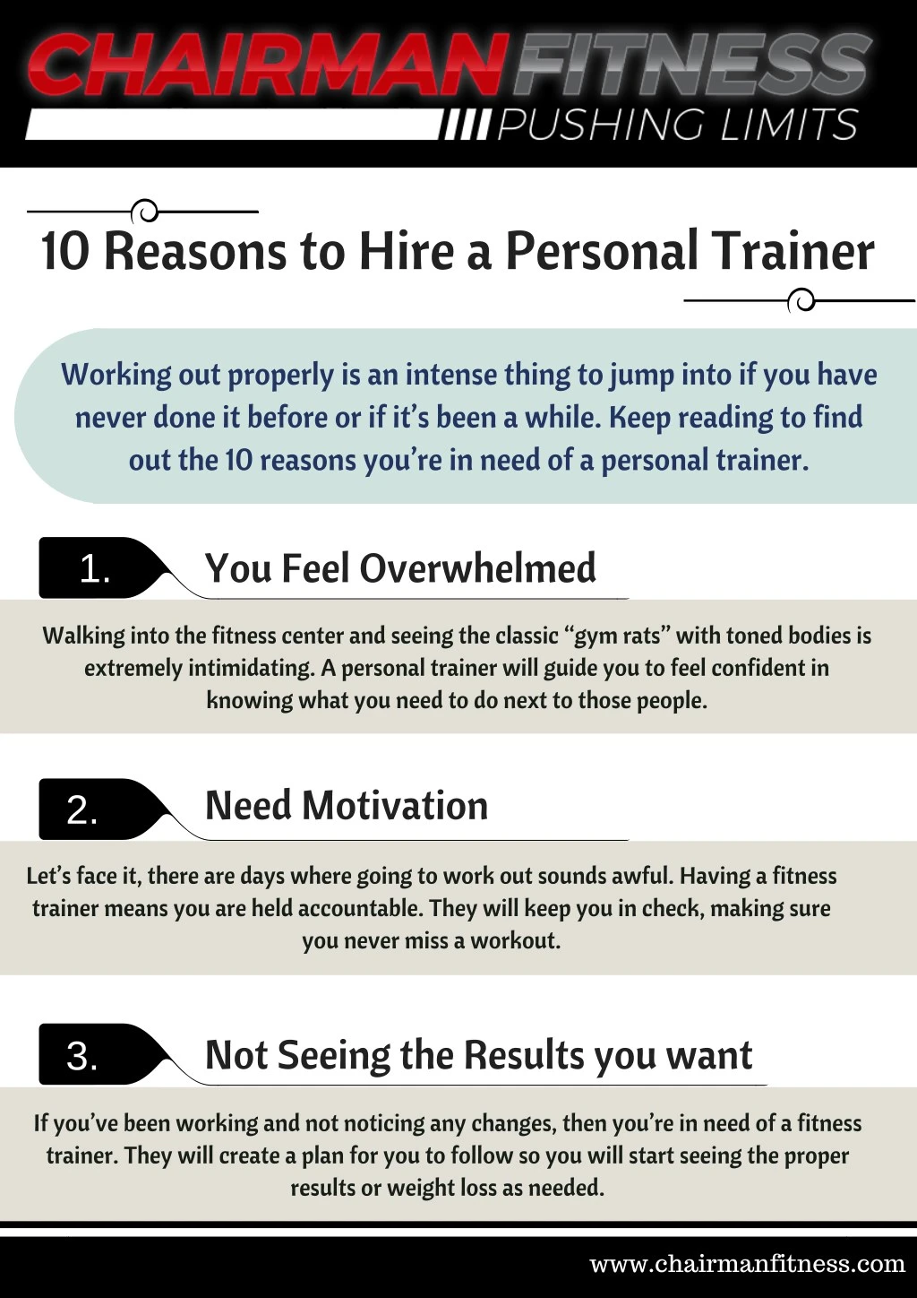10 reasons to hire a personal trainer
