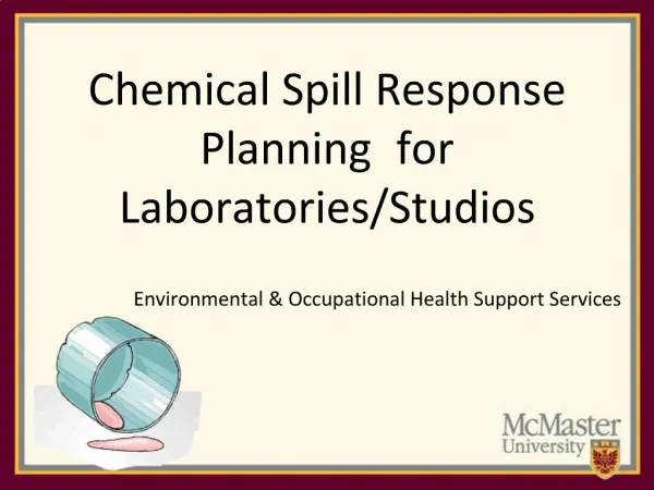 Chemical Spill Response Planning for Laboratories