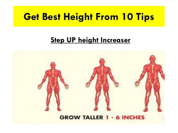 How To Get Height Tips For The Growth Step Up height Increaser