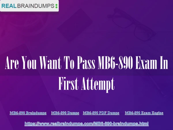 Get Latest Microsoft MB6-890 Exam Questions