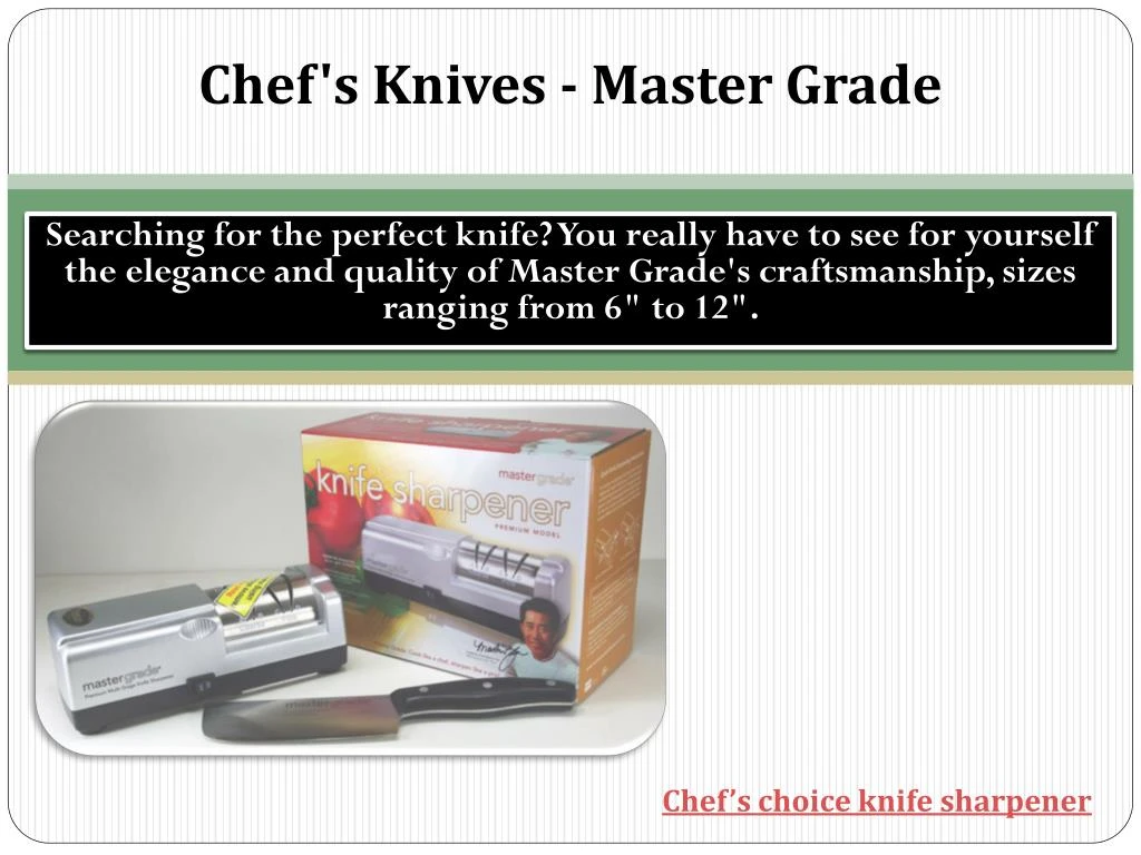chef s knives master grade