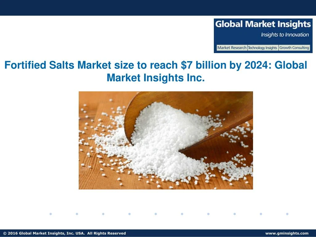 fortified salts market size to reach 7 billion