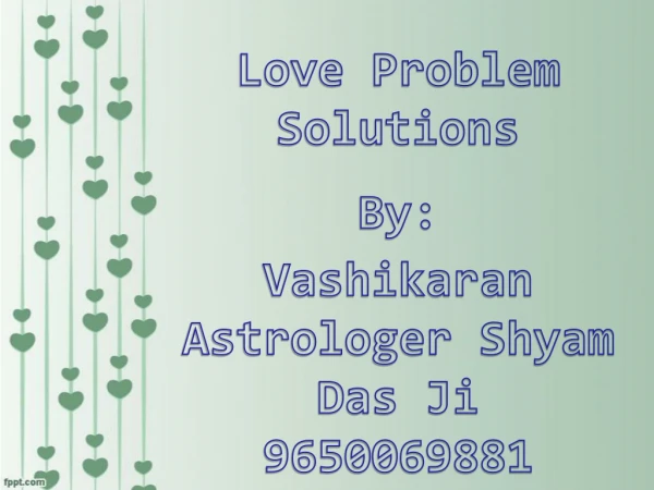 Solve Love Marriage Problems by Love Specialist | 9650069881