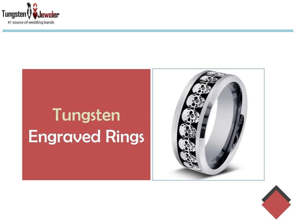 tungsten engraved rings