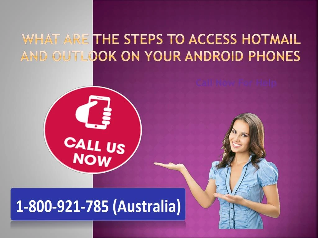 what are the steps to access hotmail and outlook on your android phones