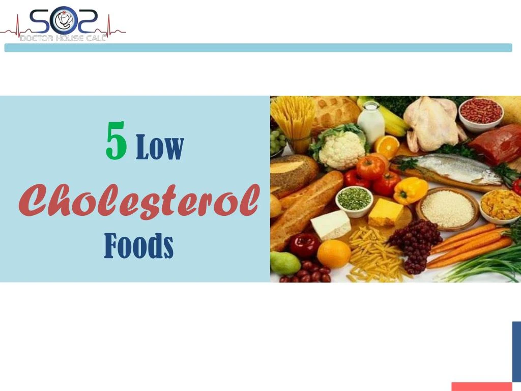 5 low cholesterol foods