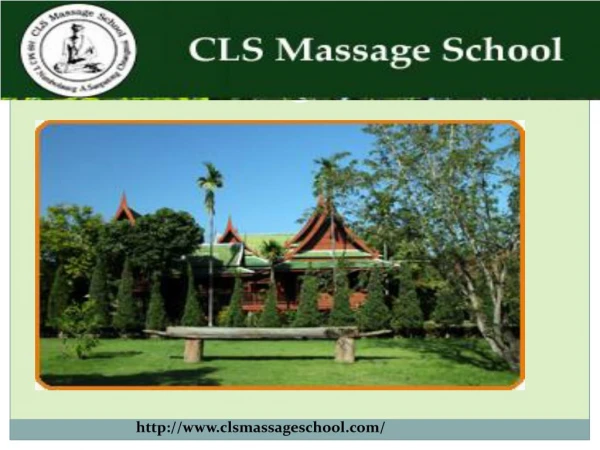 Massage Therapy School in Thailand