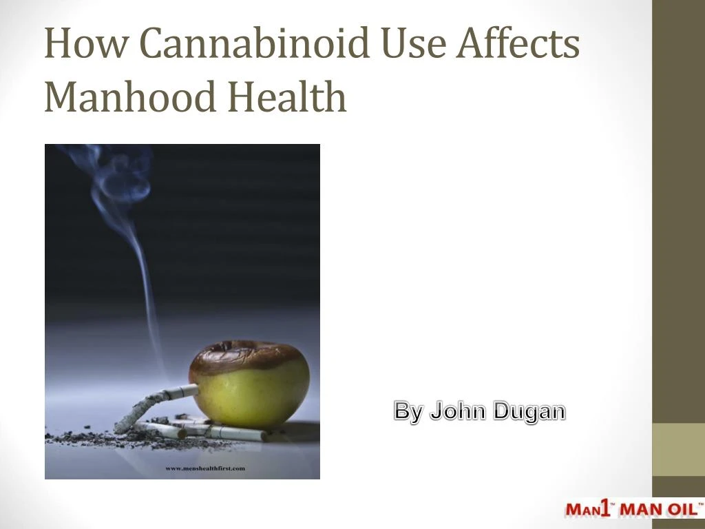 how cannabinoid use affects manhood health