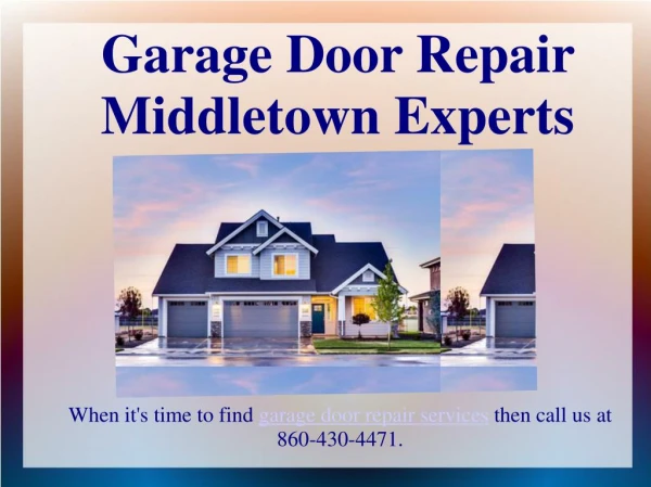 Commercial Garage Door Repair Middletown CT