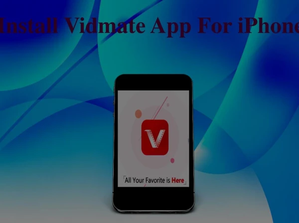 install vidmate app for iphone