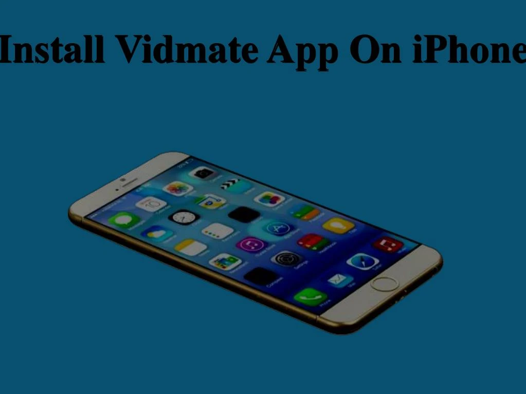 install vidmate app on iphone