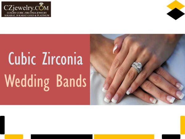 Cubic Zirconia Wedding Bands Latest Collection - Czjewelry