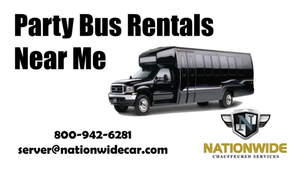 Searching Affordable Party Bus Rentals Near Me?