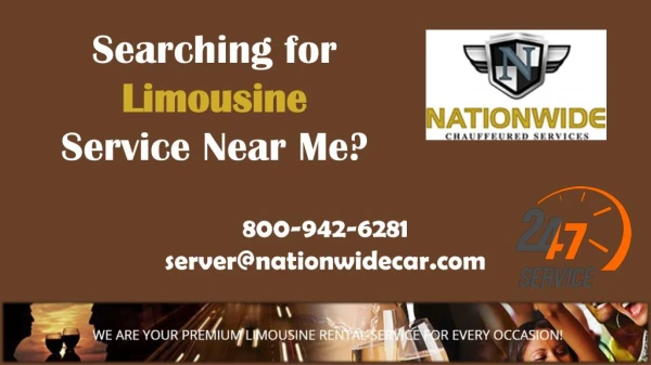 Searching for Limousine Service Near Me
