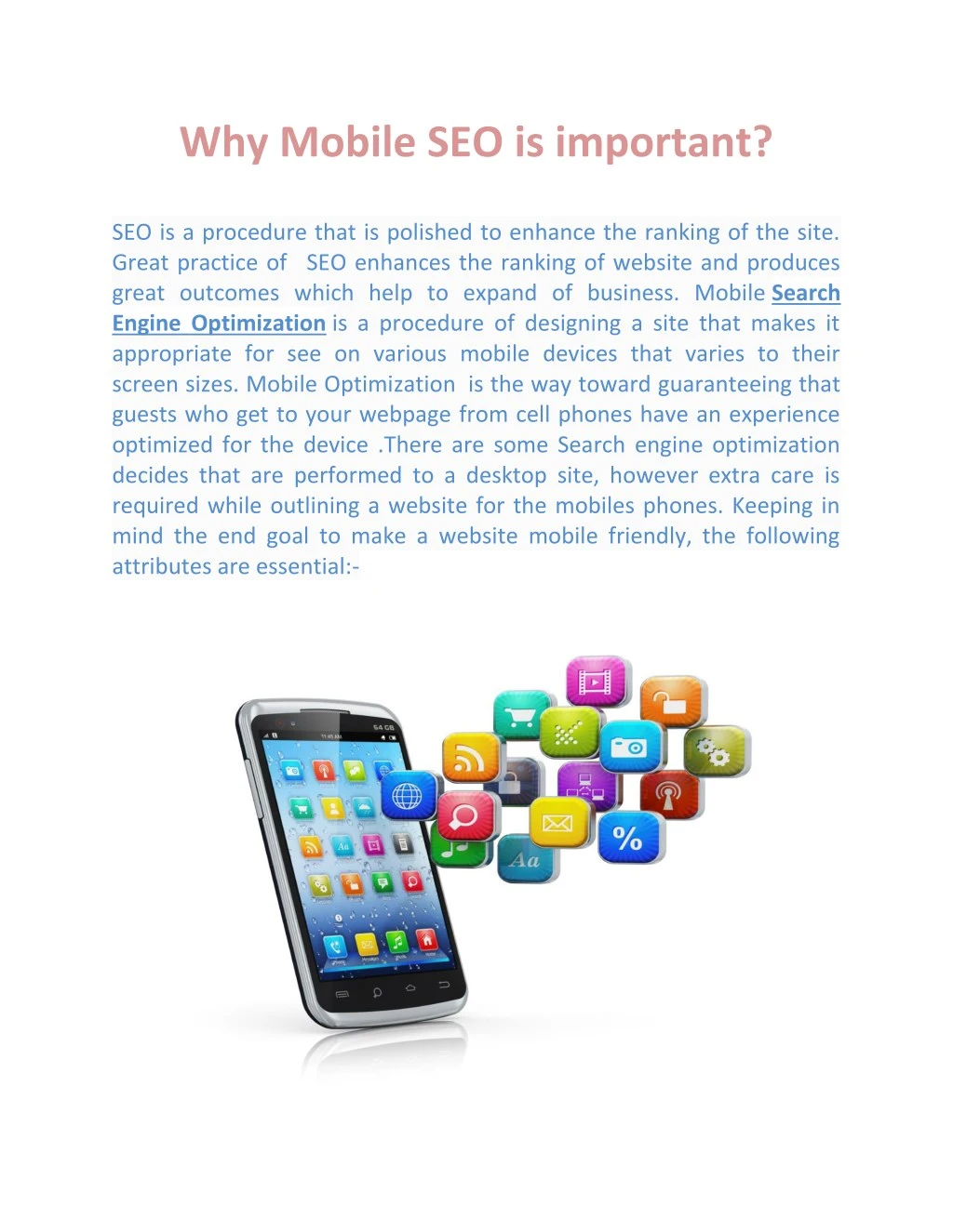 why mobile seo is important