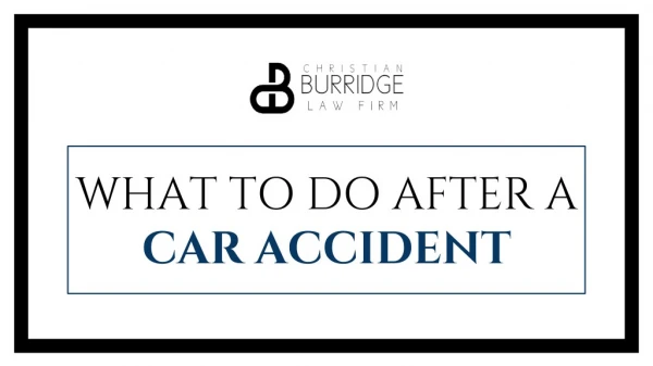 What To Do After A CAR ACCIDENT SALT LAKE CITY