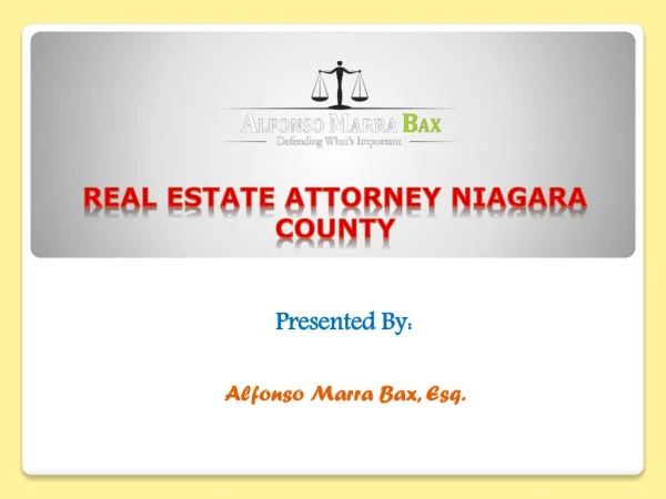 Real Estate Attorney Niagara County