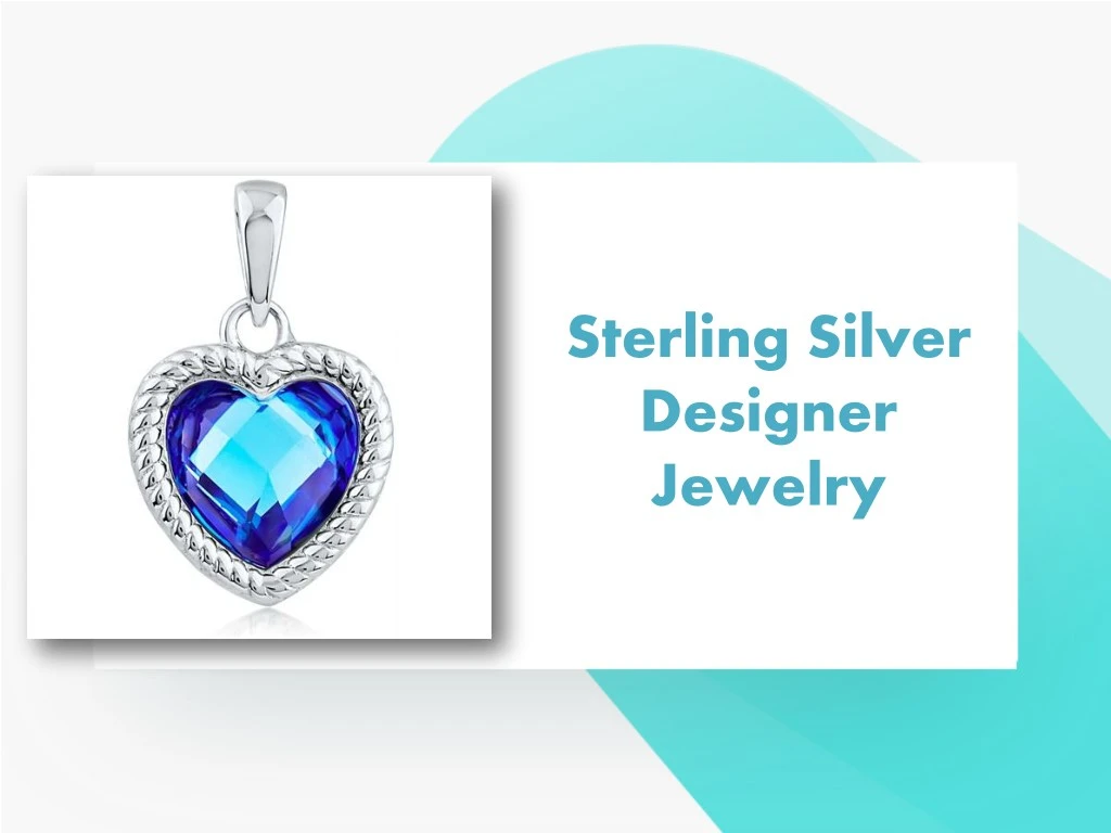 sterling silver designer jewelry