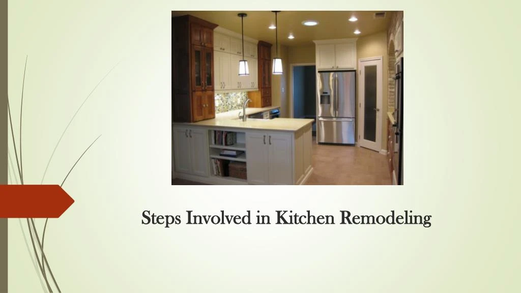 steps involved in kitchen remodeling