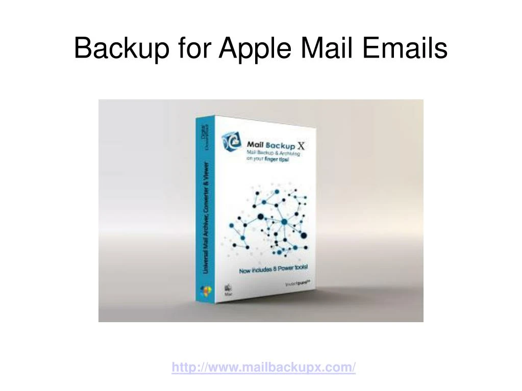 backup for apple mail emails