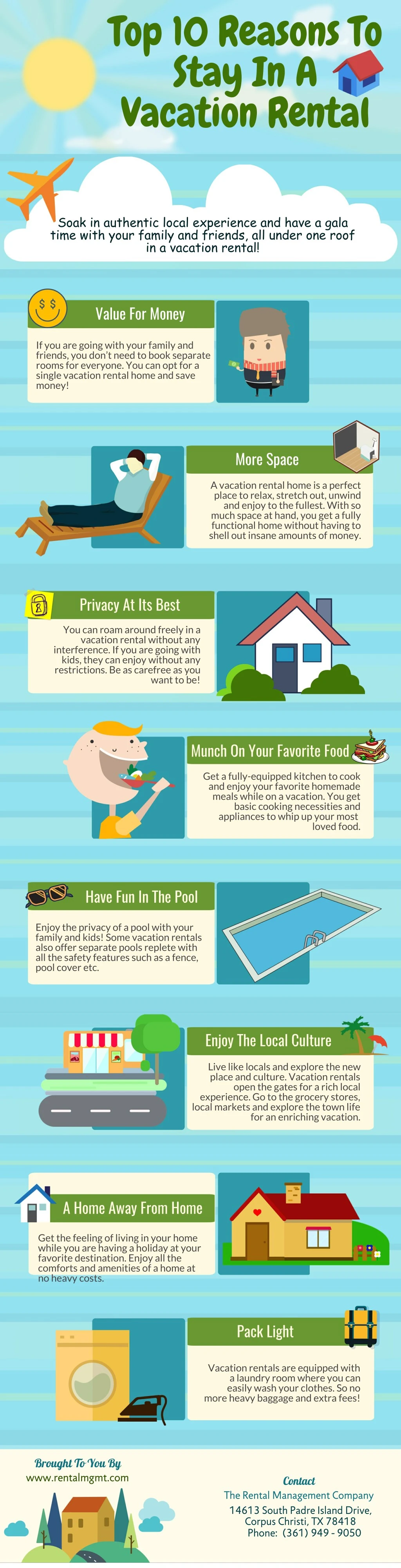 top 10 reasons to stay in a vacation rental