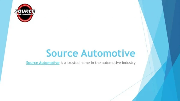 Source Automotive Top Products and Services