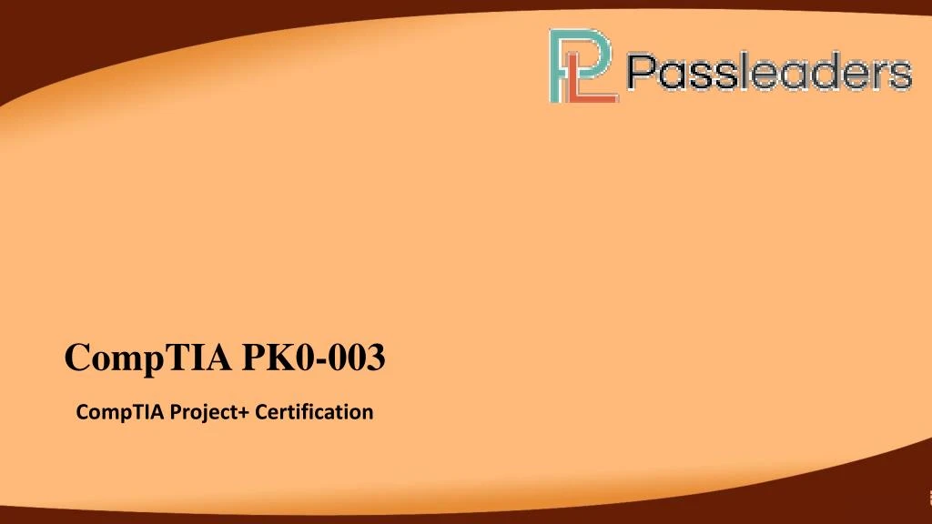 comptia pk0 003 comptia project certification