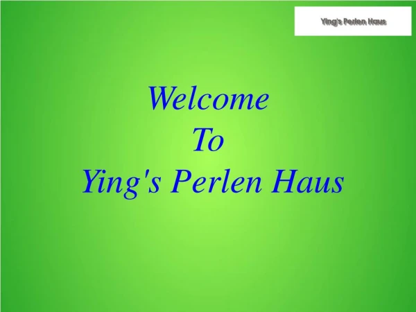 welcome to ying s perlen haus