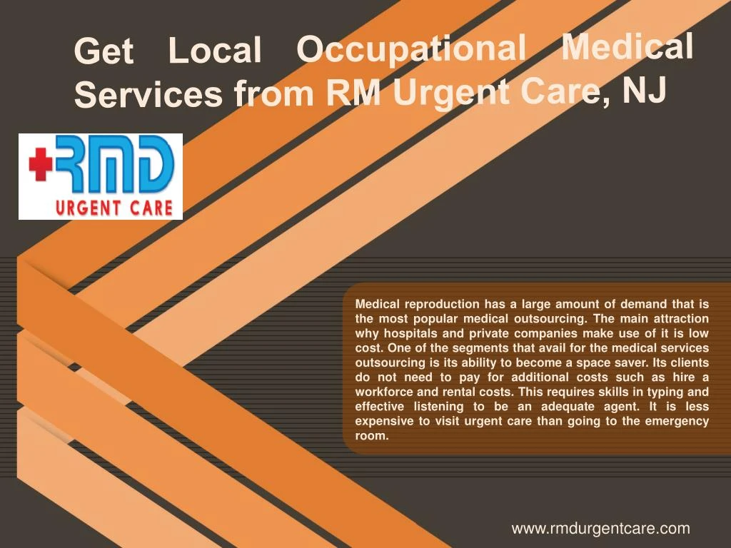 get local occupational medical services from