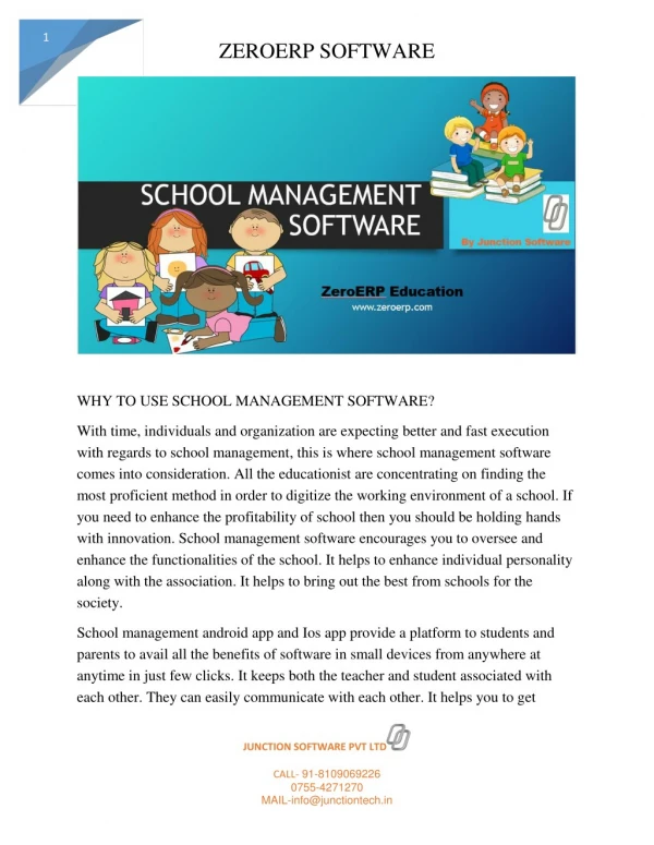 Online school management software