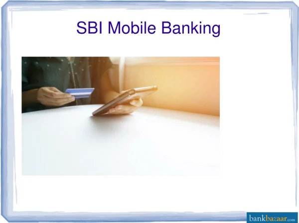 SBI Mobile Banking: Security Measures
