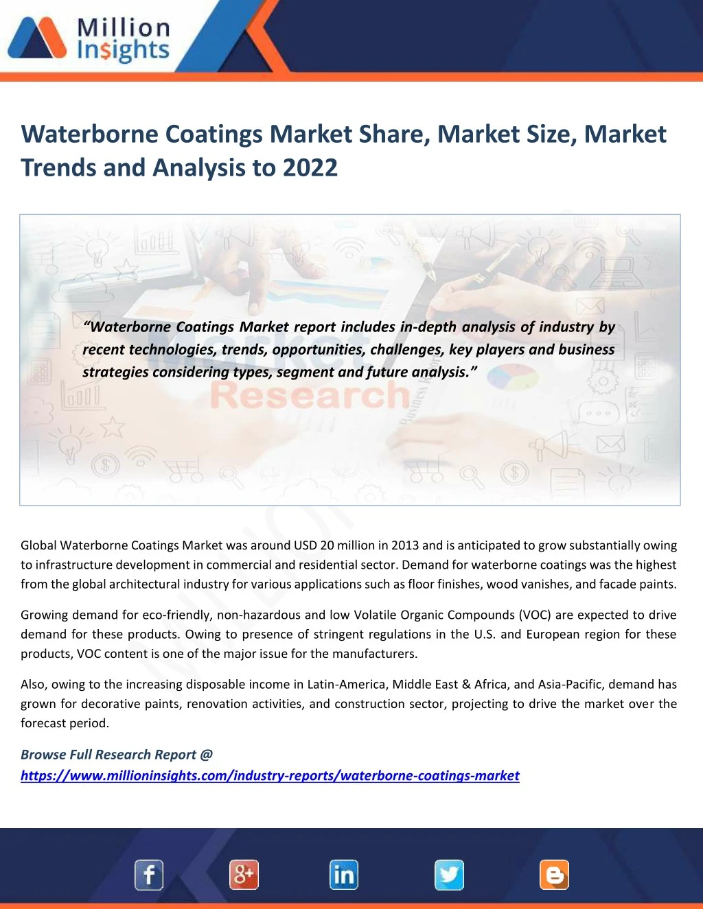 waterborne coatings market share market size