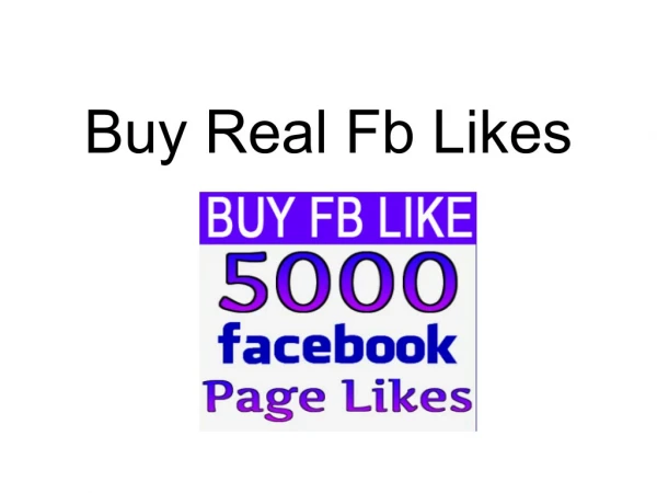 Buy Real Fb Likes