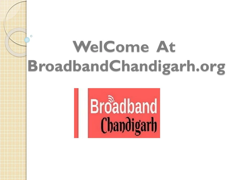 welcome at broadbandchandigarh org