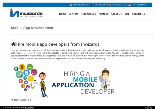 Hire Mobile App Developer for Android, iphone and Windows