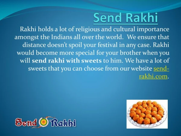 Rakhi With Sweets | Send Rakhi to India | Send Rakhi to India World Wide