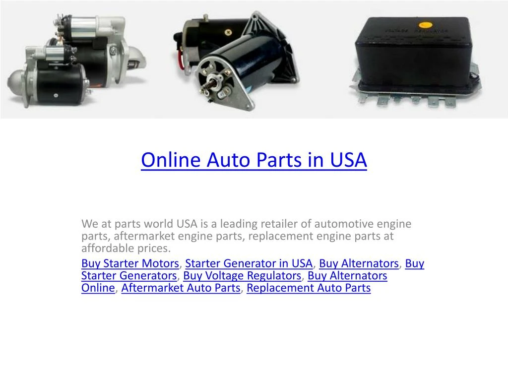 online auto parts in usa