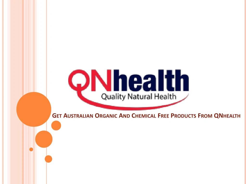 get australian organic and chemical free products from qnhealth