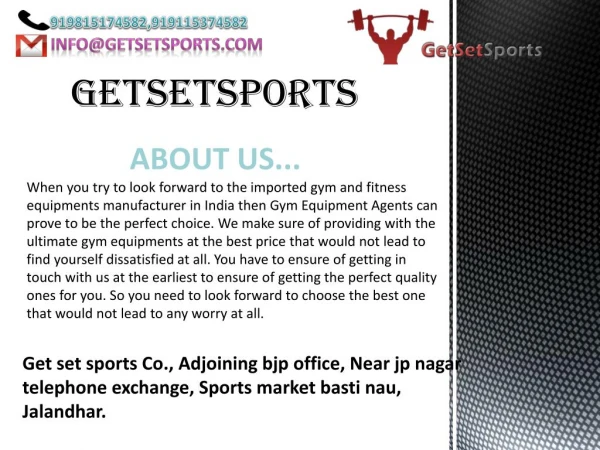 Contact gym equipments manufacturer in Mumbai for gym set-up