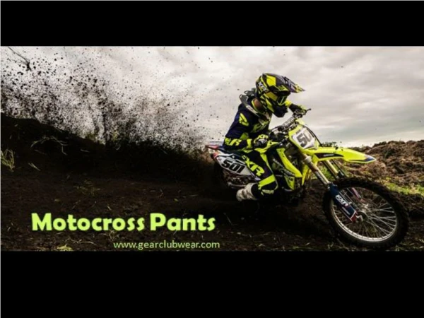 Motocross gear pants | Motocross Clothing