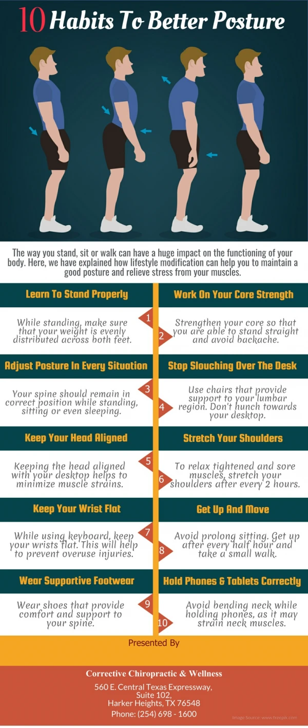 10 Habits To Better Posture