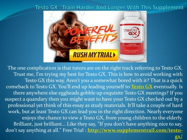 Testo GX – #1 Best Muscle Mass Building Supplement?