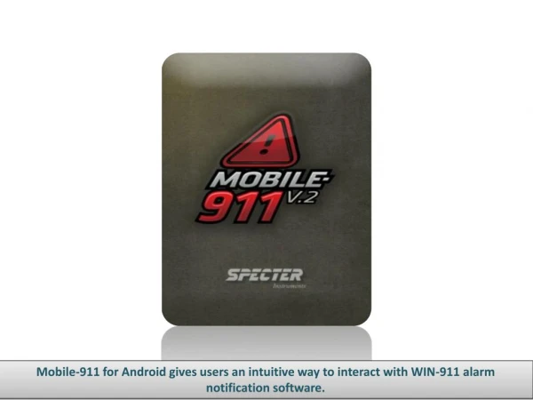 notification software - mobile win-911