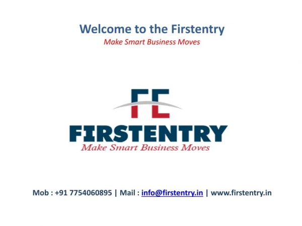 Welcome to the Firstentry | A short Introduction About firstentry..