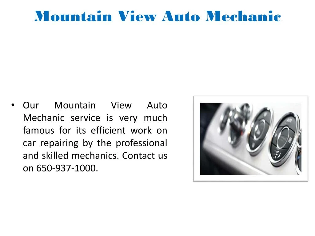 mountain view auto mechanic