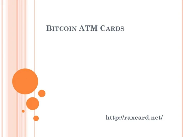 Bitcoin ATM Cards