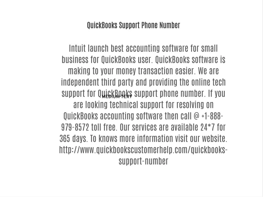 quickbooks support phone number quickbooks