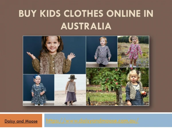 Buy Kids Clothes Online In Australia