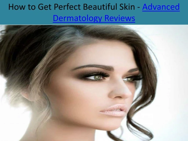 How to Get Perfect Beautiful Skin