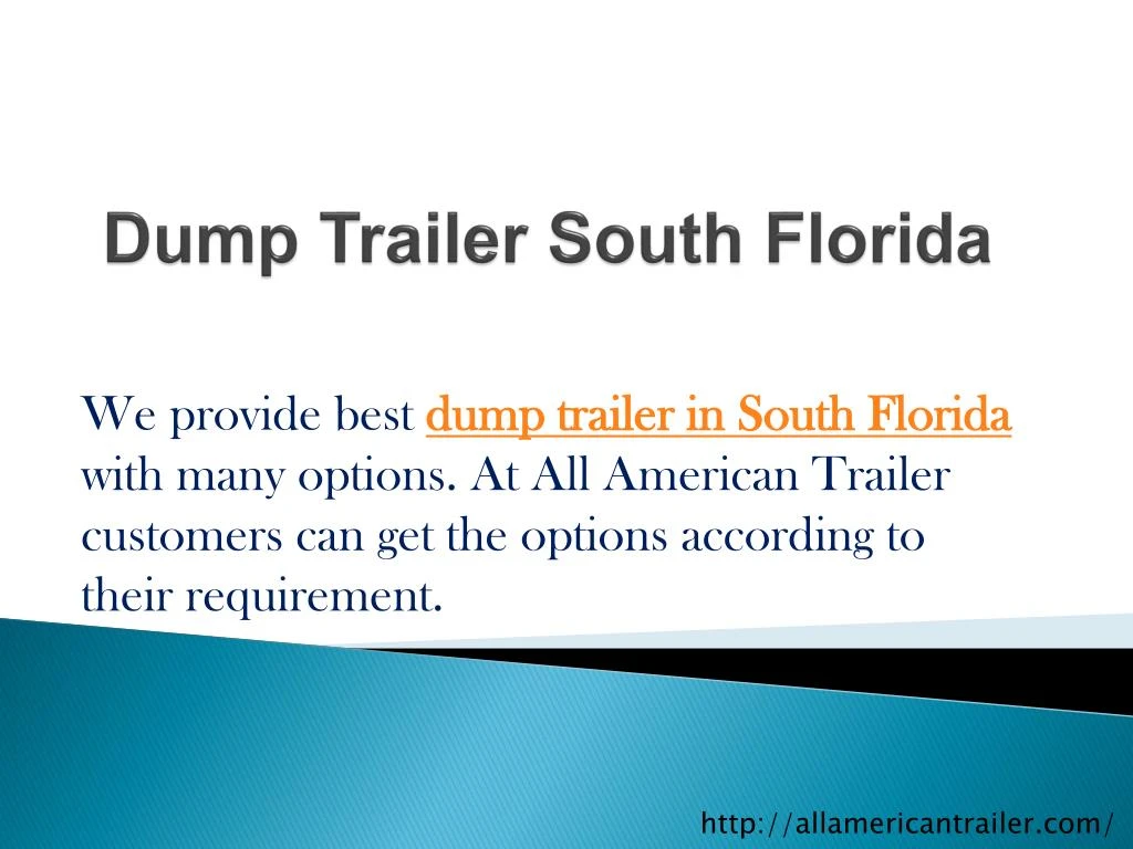 dump trailer south florida